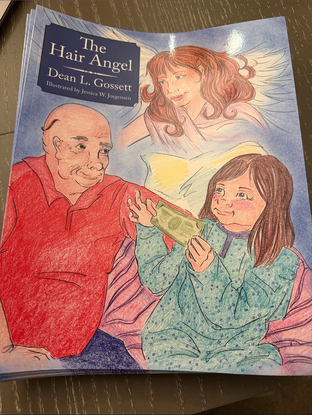 The Hair Angel book — Illustrated Children's Home Art paperback